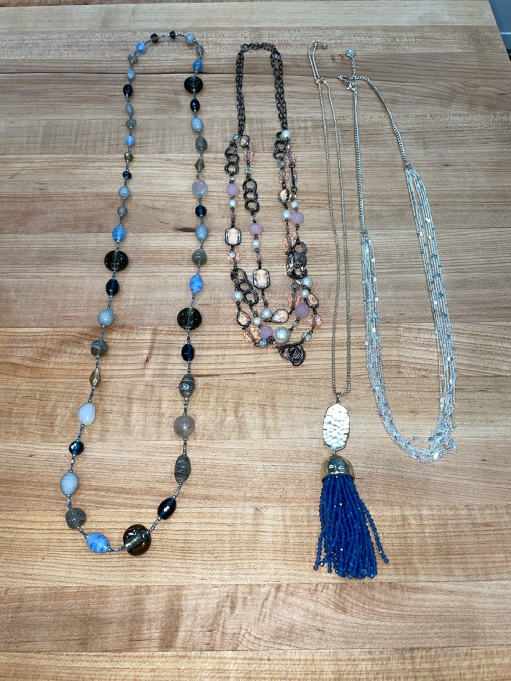 *3 for $10* Long necklaces set of 4